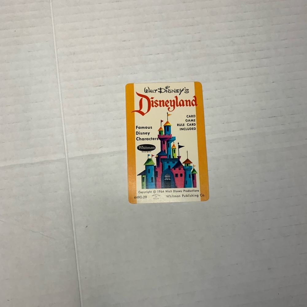 Vintage Whitman Disney Playing Cards